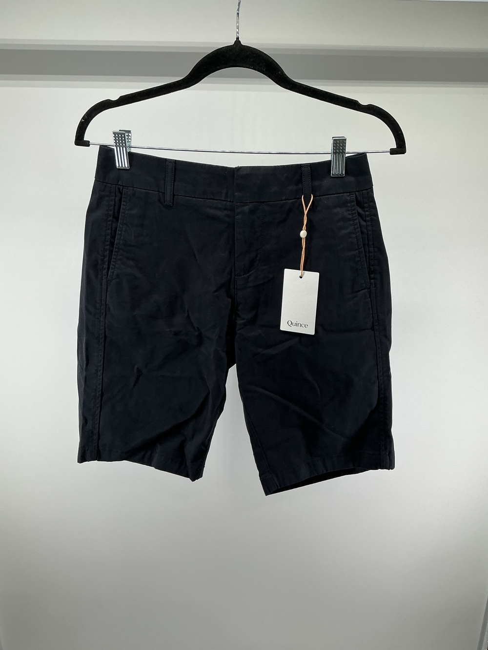 Organic Stretch Cotton Chino Bermuda Shorts